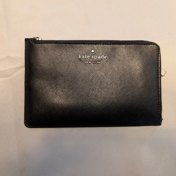 Kate Spade Black Saffiano Leather Wristlet & Assorted Wallet bundle - Picture 7 of 16